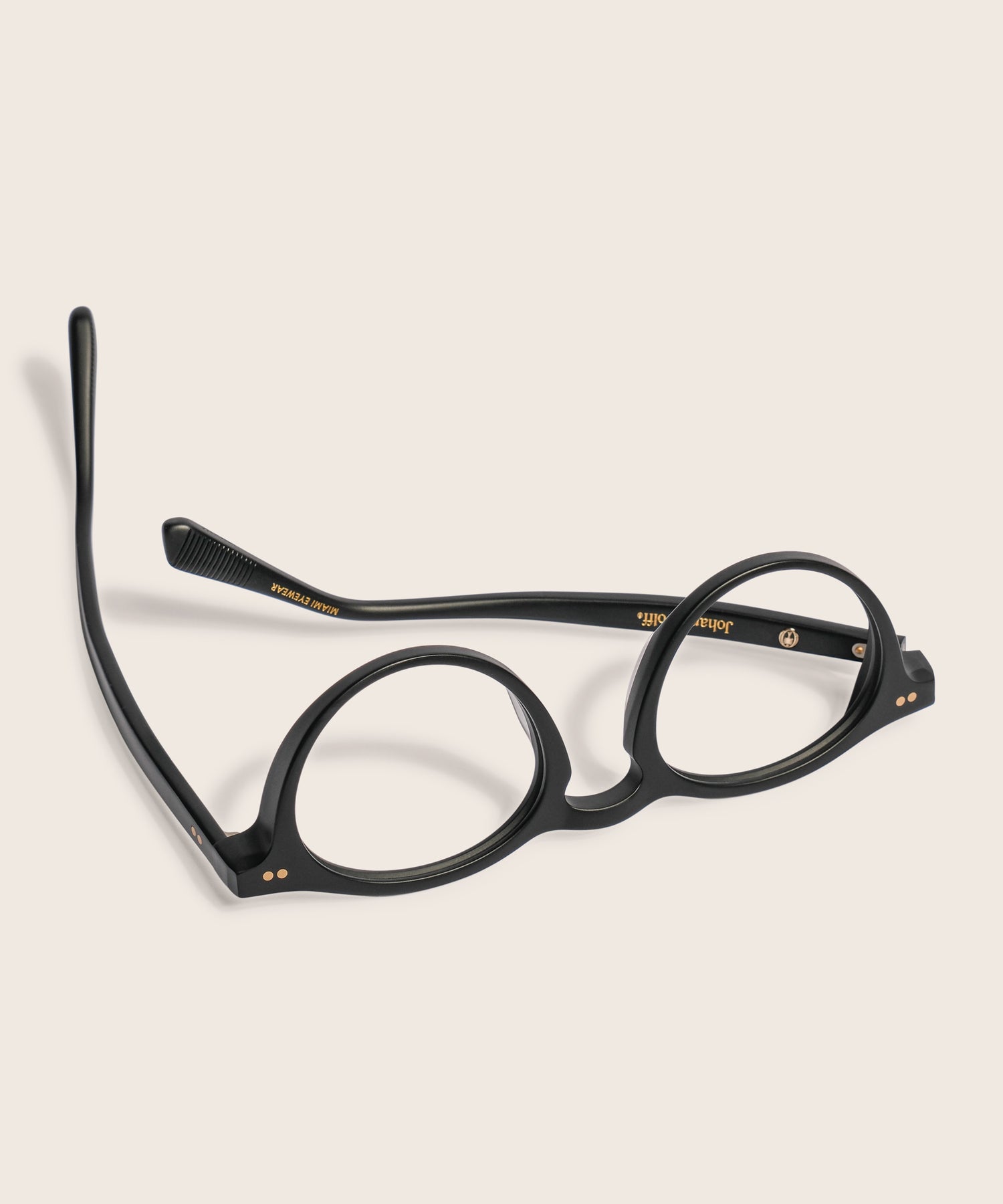 johann wolff walter black eyeglasses 