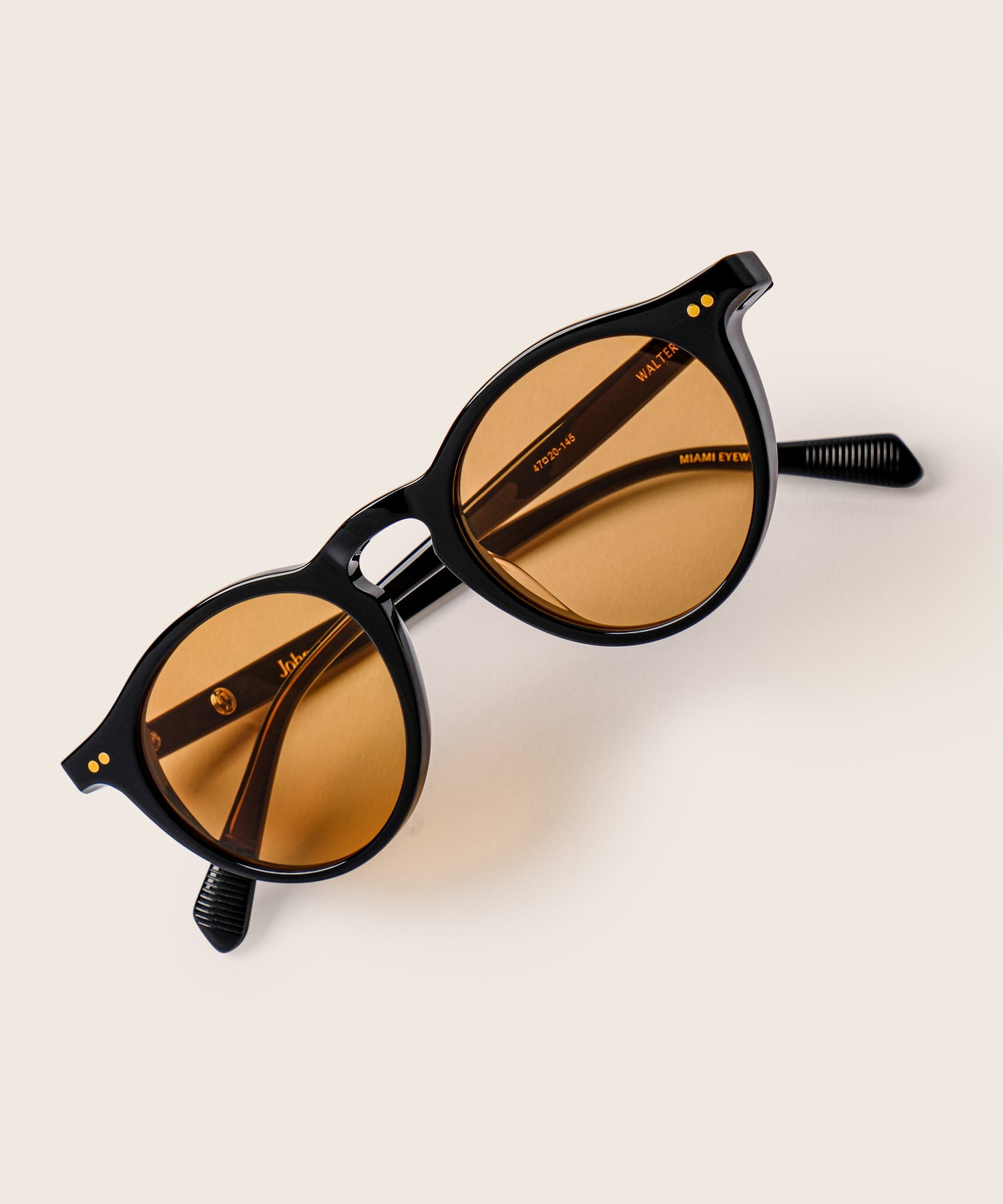 johann wolff walter black tuscan sunglasses 