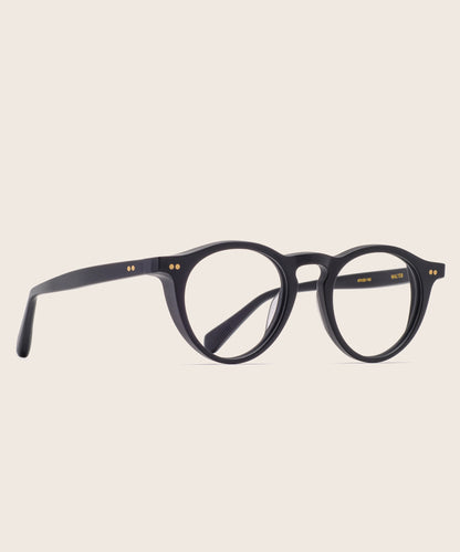 johann wolff walter matte black eyeglasses 