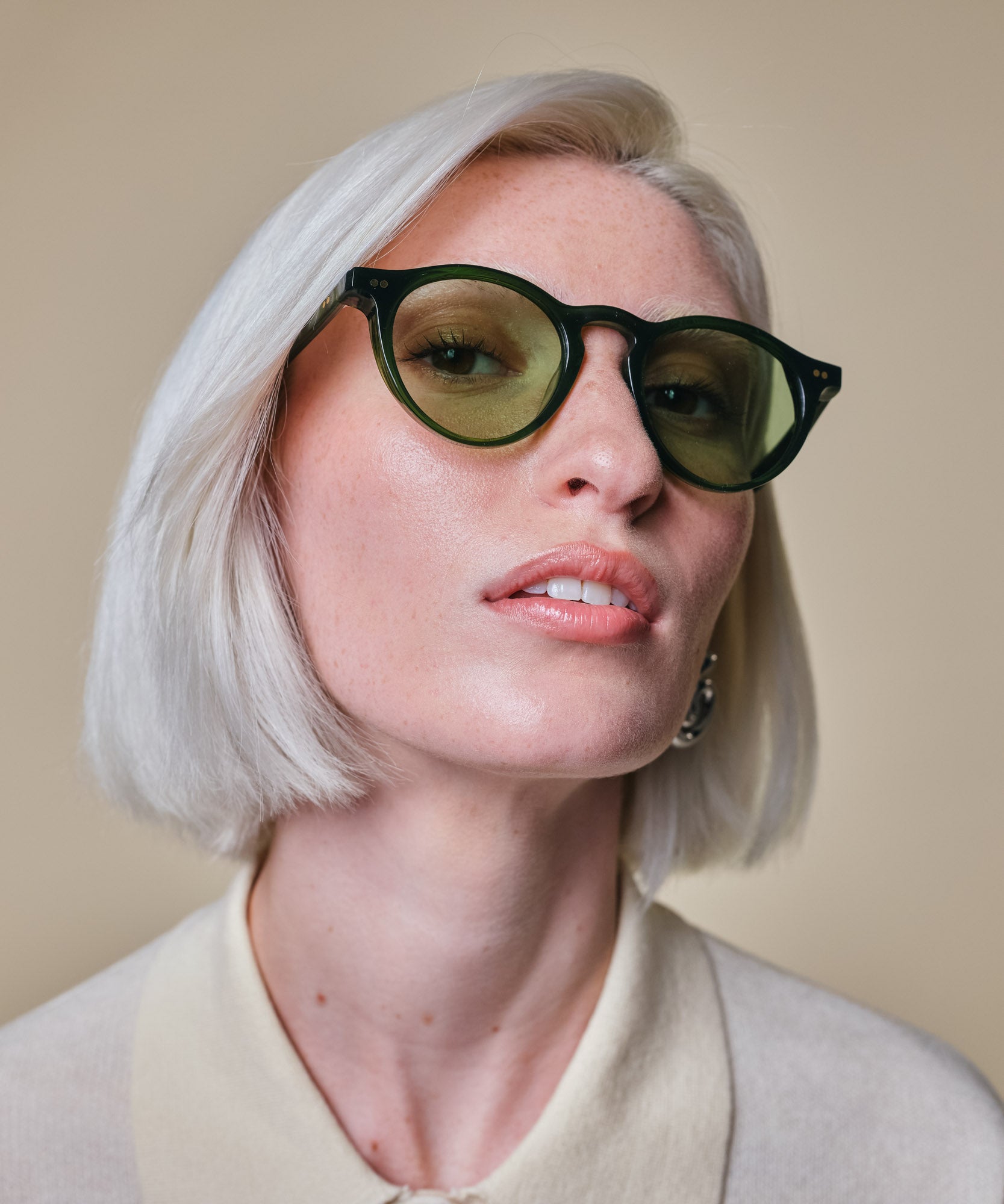 johann wolff walter palm green sunglasses 