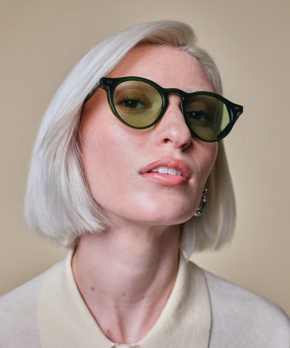 johann wolff walter palm green sunglasses 