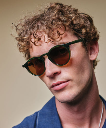 johann wolff walter palm green sunglasses 