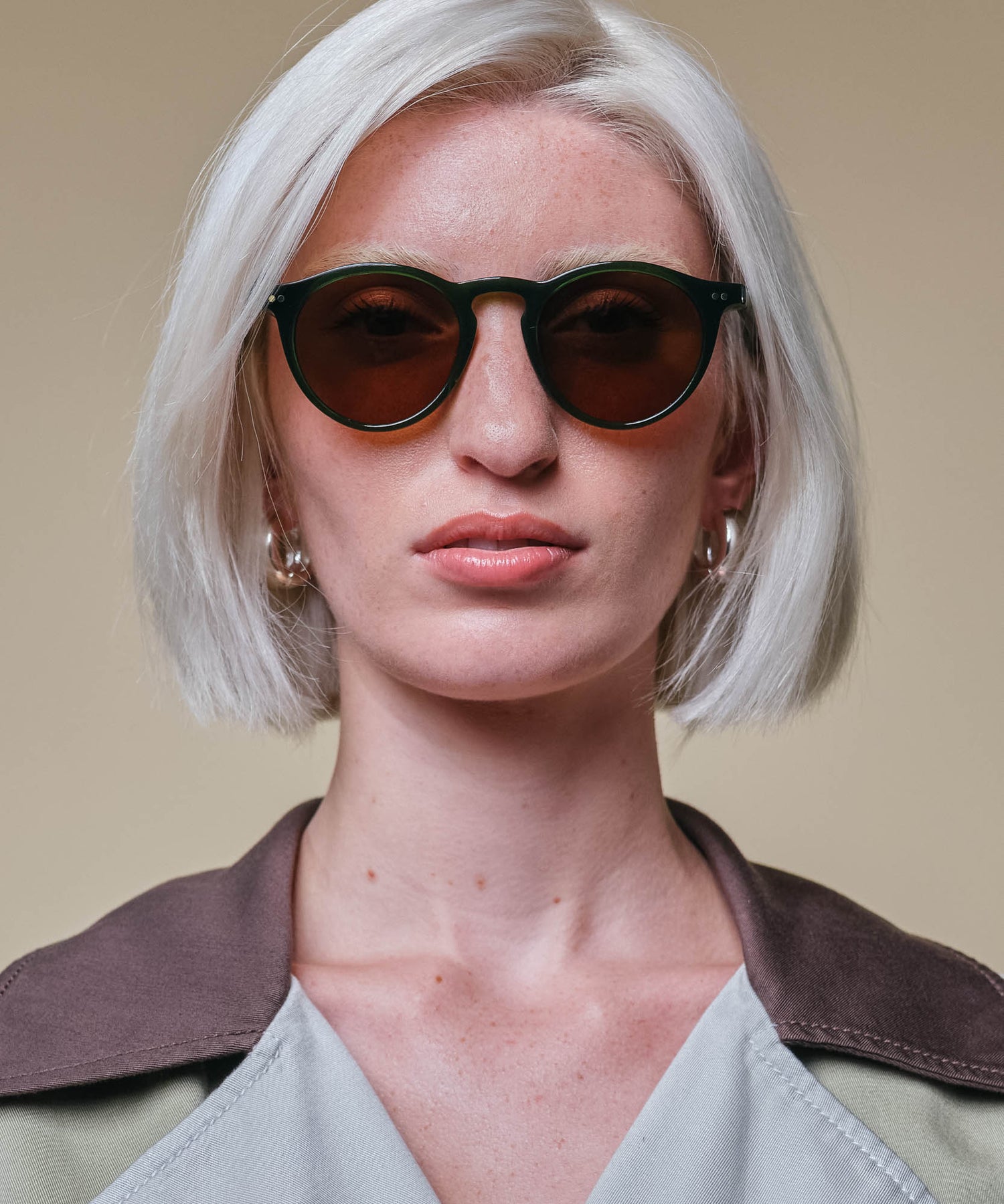 johann wolff walter palm green sunglasses 