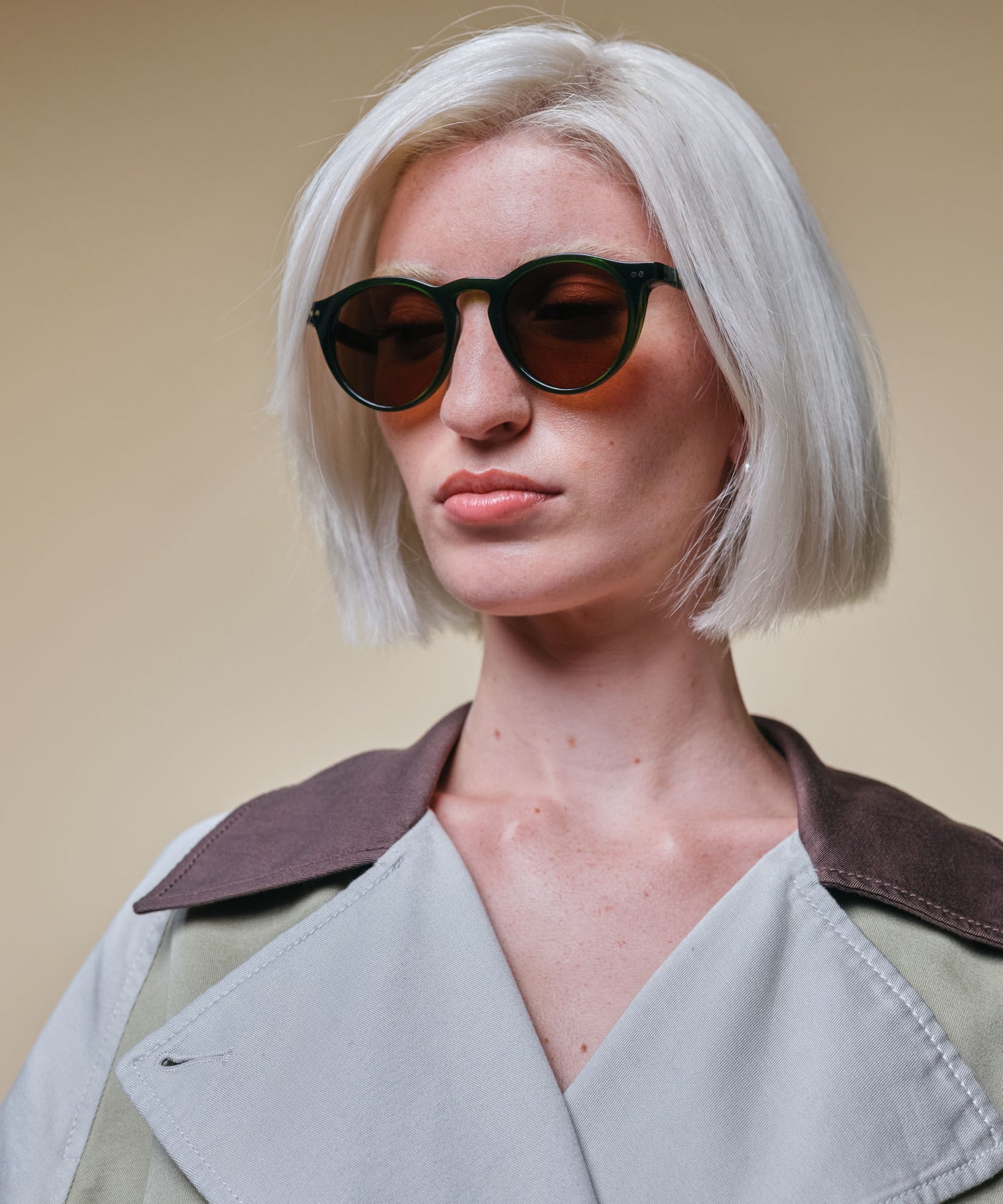 johann wolff walter palm green sunglasses 