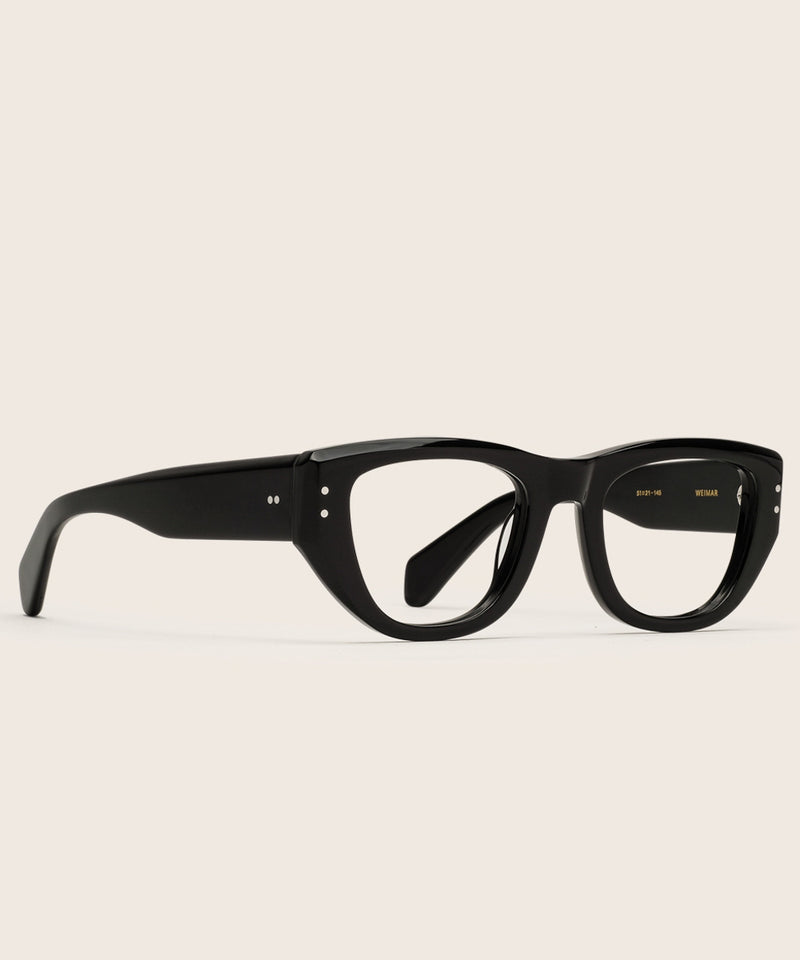 Johann Wolff Weimar Black Eyeglasses #color_black