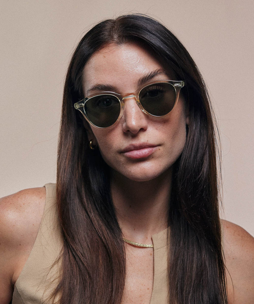 Johann Wolff Zhan Champagne Sunglasses #color_champagne