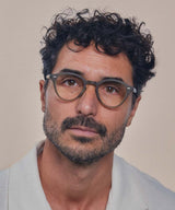 Johann Wolff Zhan Matte Olive Eyeglasses #color_matte-olive