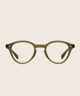 Johann Wolff Zhan Matte Olive Eyeglasses #color_matte-olive