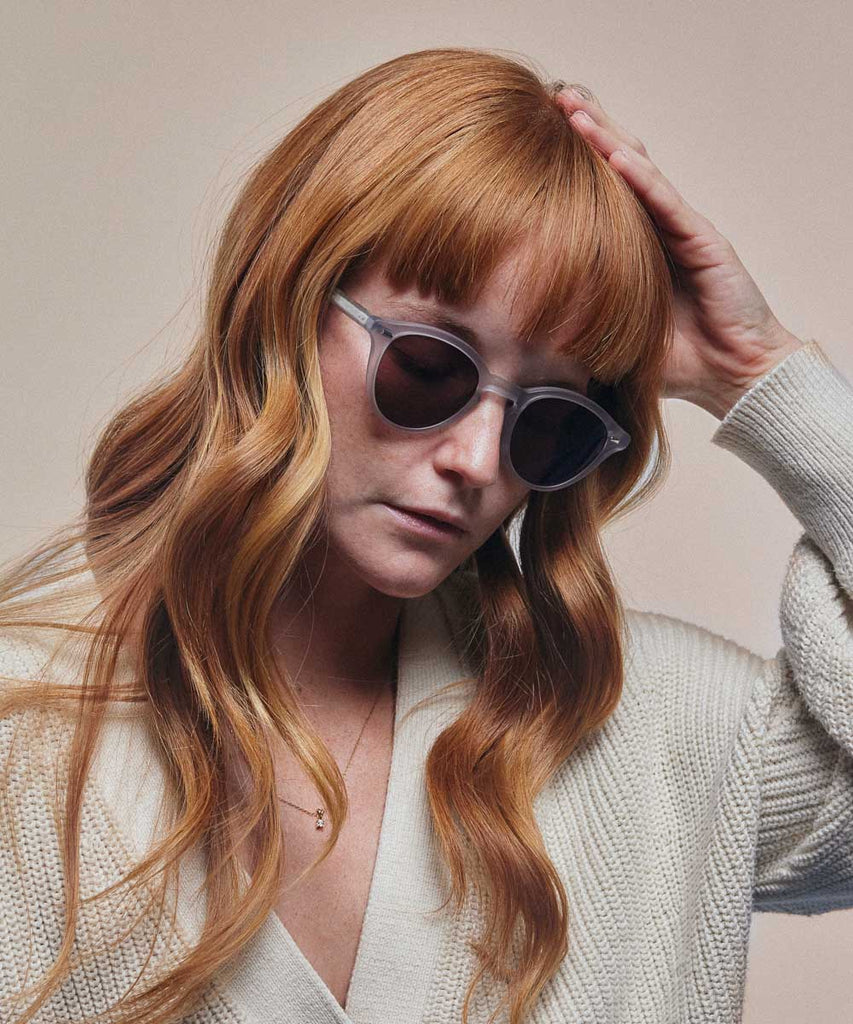 Johann Wolff Zhan Matte Smoke Sunglasses #color_matte-fog