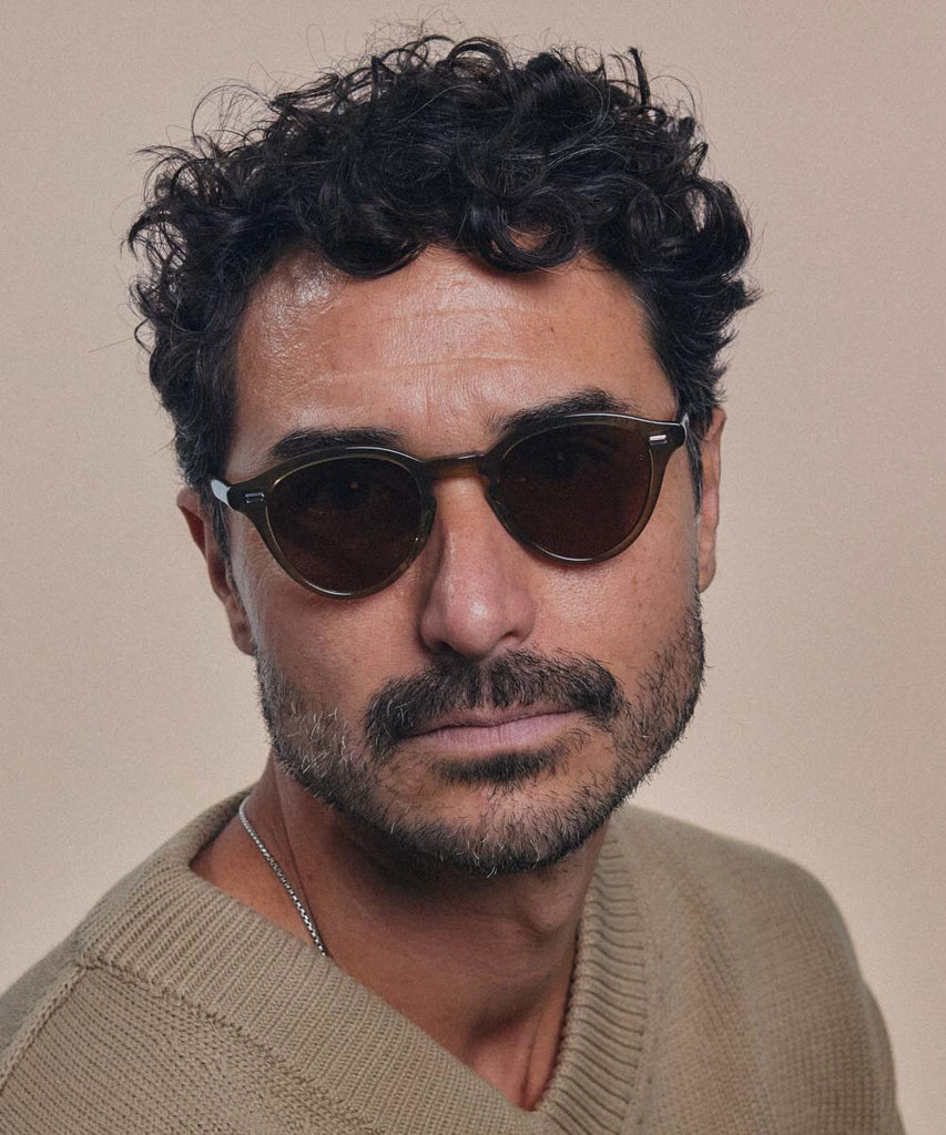 Johann Wolff Zhan Olive Sunglasses #color_olive