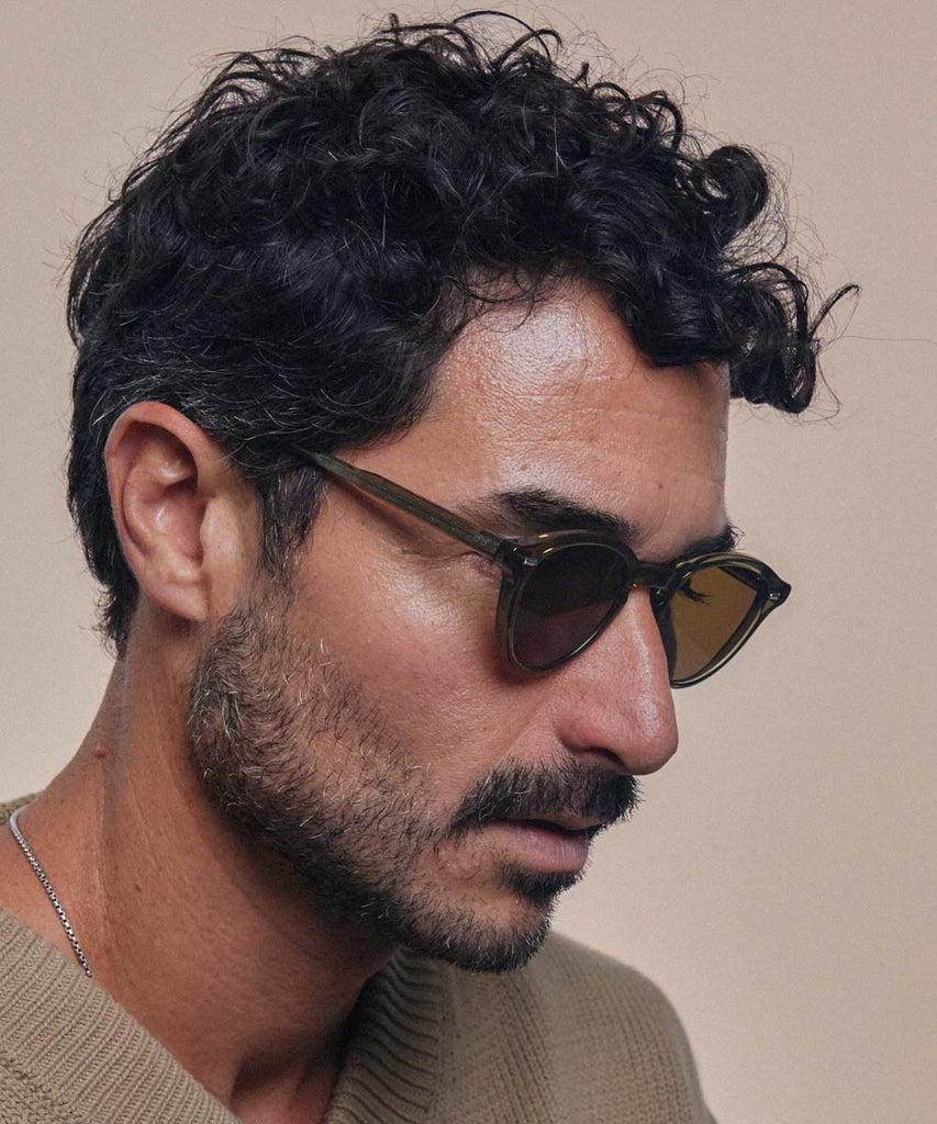 Johann Wolff Zhan Olive Sunglasses #color_olive