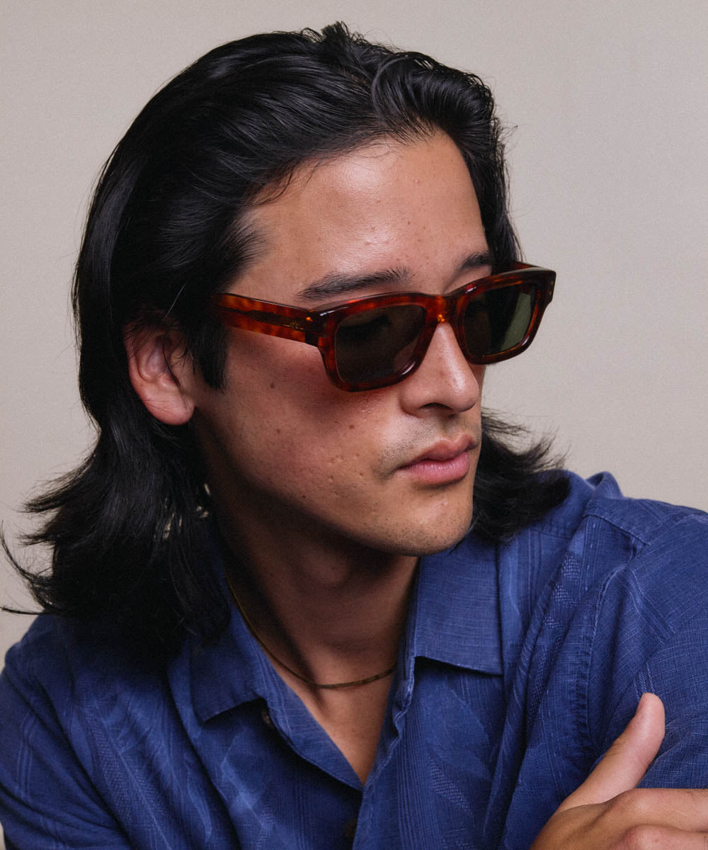 Johann Wolff Konrad Vintage Havana Sunglasses 