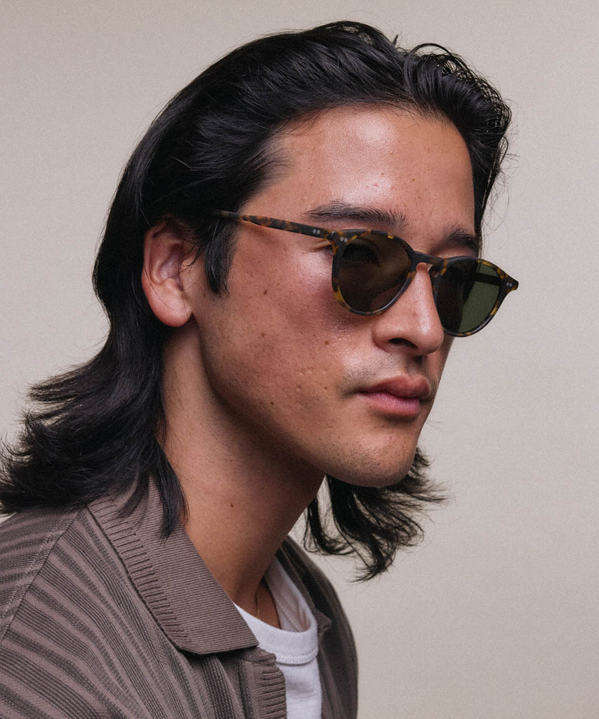 Johann Wolff Otto Matte Demi Tort Sunglasses #color_matte-demi-tort