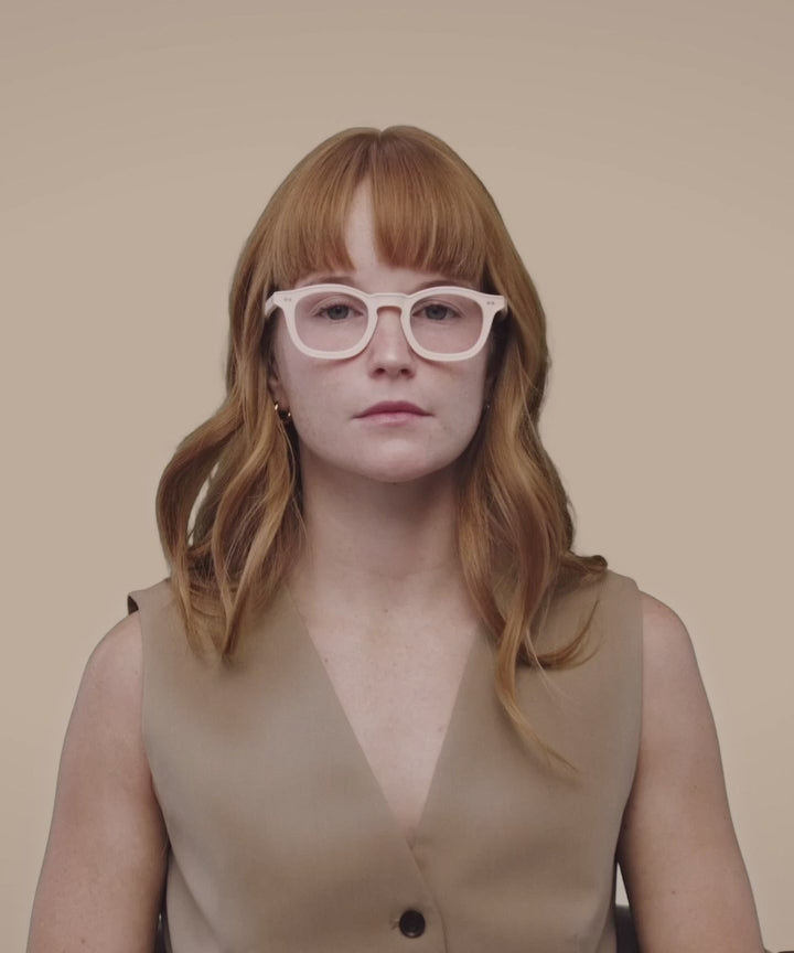 Johann Wolff Carousel Matte Ivory Eyeglasses 