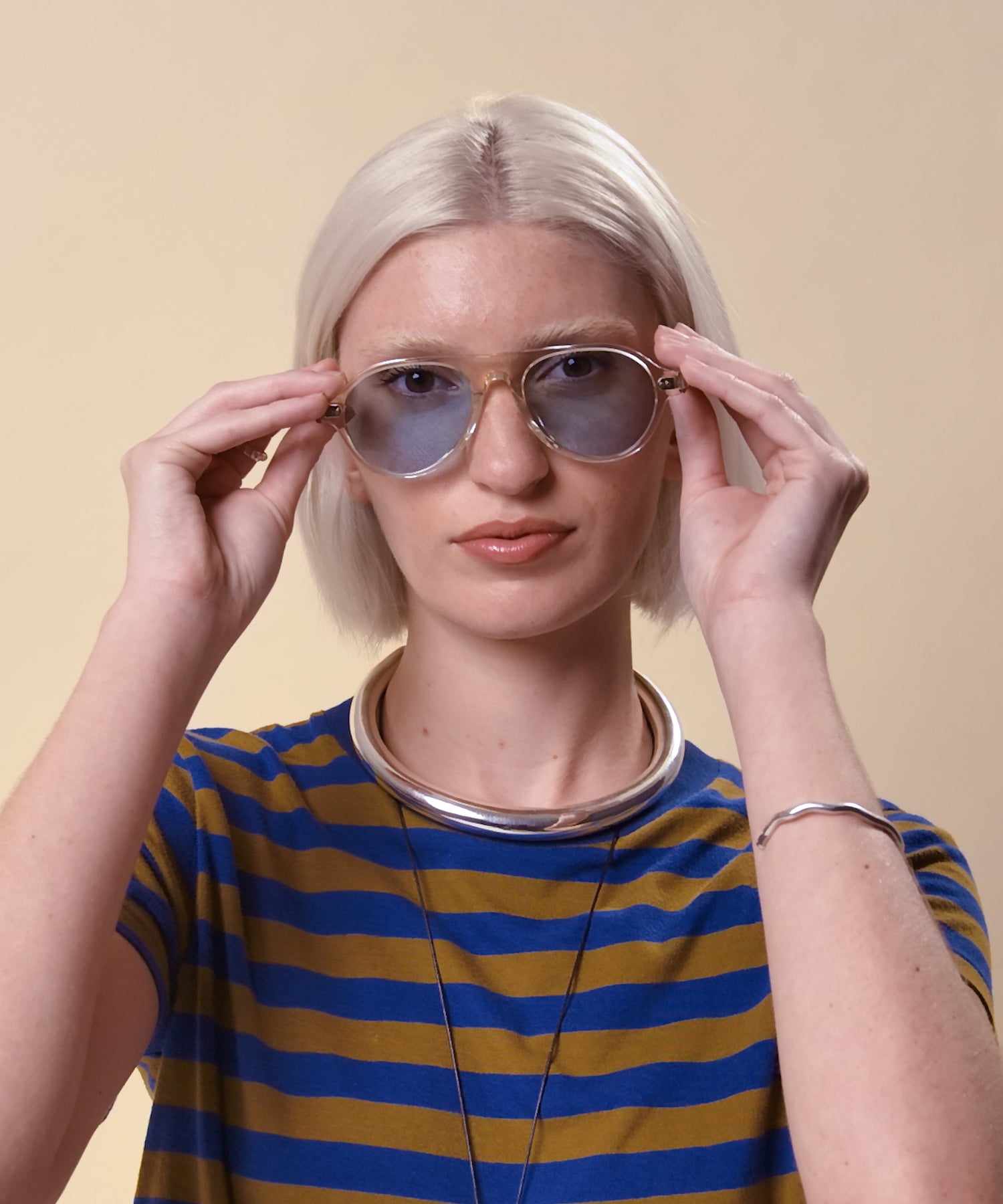 johann wolff schnell champagne piscine sunglasses 