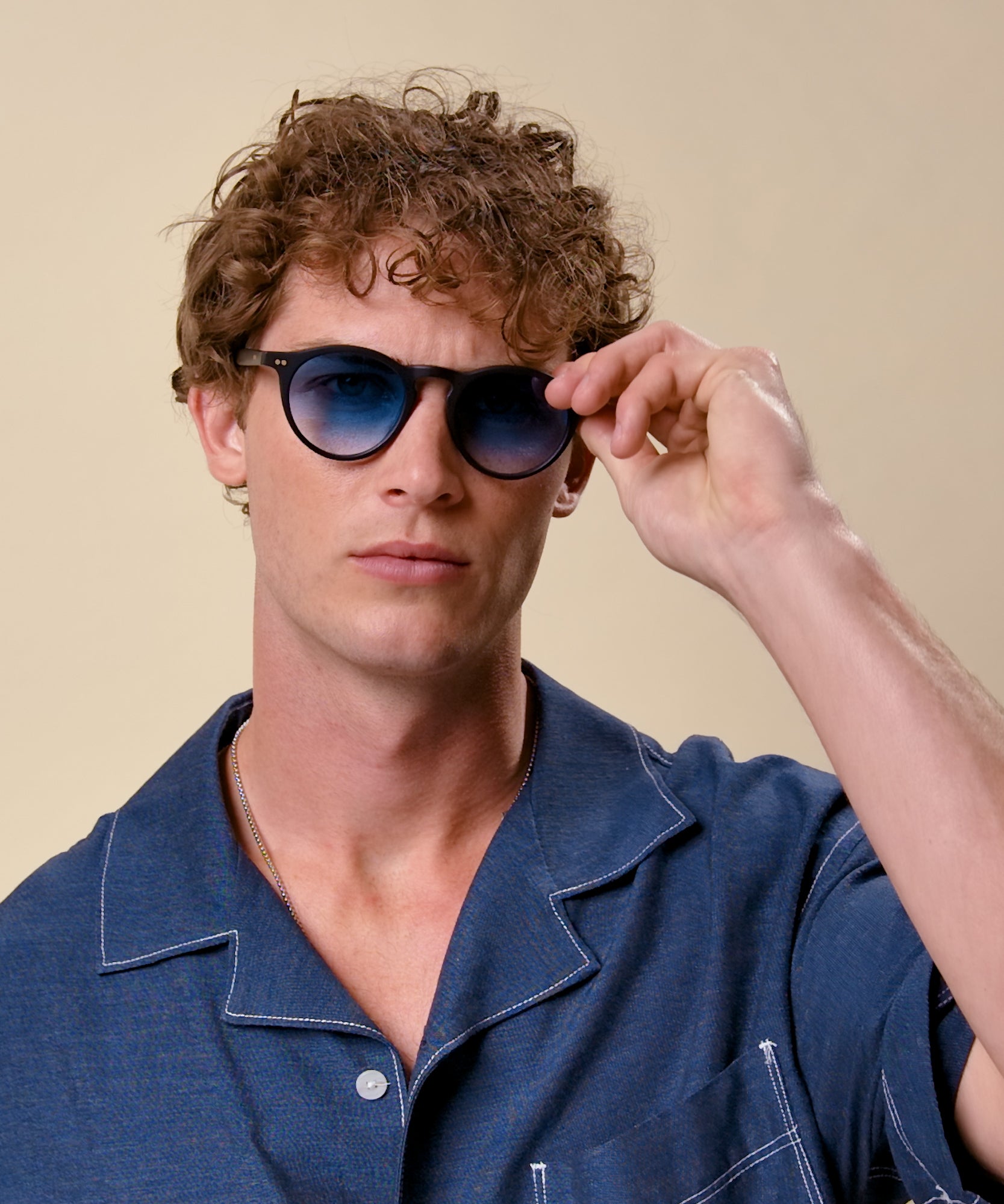 johann wolff walter matte black sky sunglasses #color_matte-black-sky