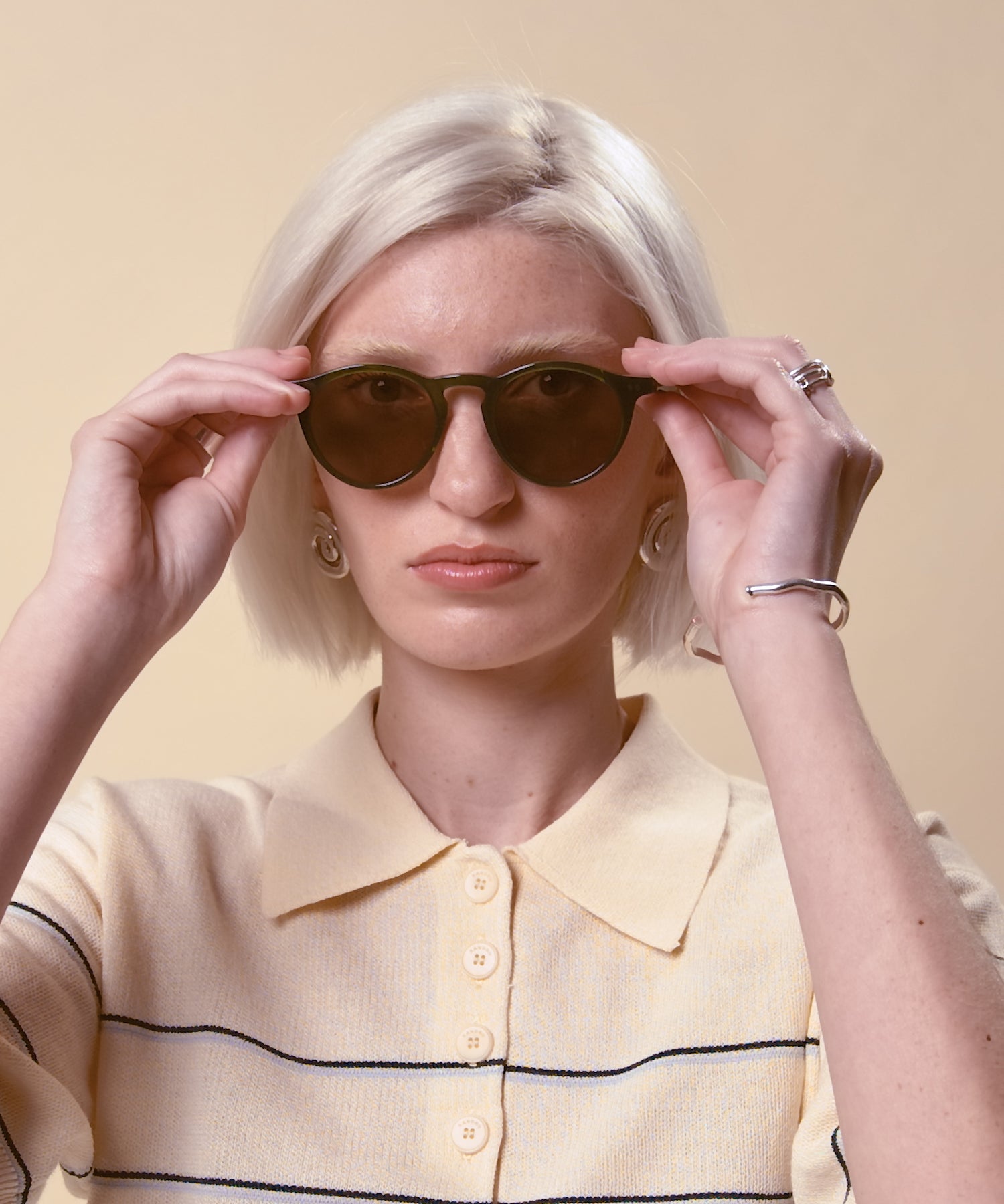 johann wolff walter palm green sunglasses 