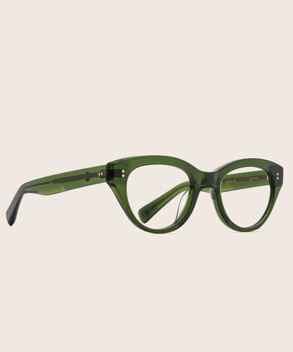 Johann Wolff Sophie Palm Green Eyeglasses 