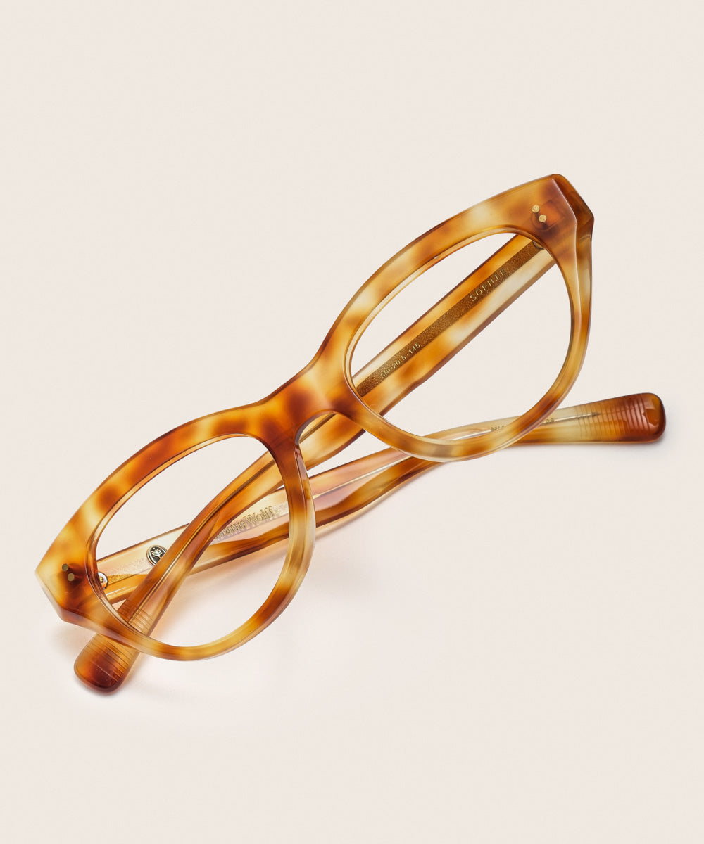 Johann Wolff Sophie Vintage Tortoise Eyeglasses 