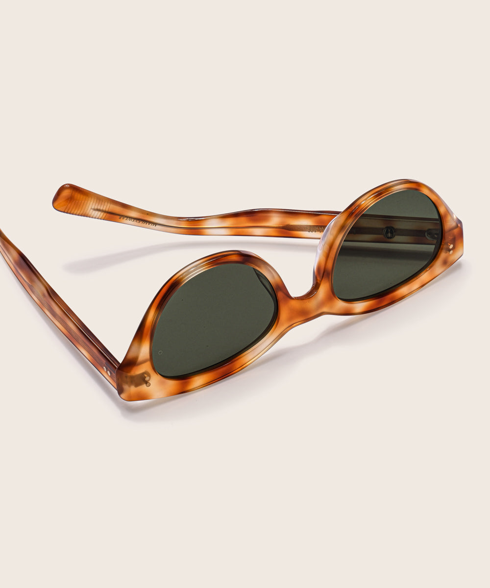 Johann Wolff Sophie Vintage Tortoise Sunglasses 