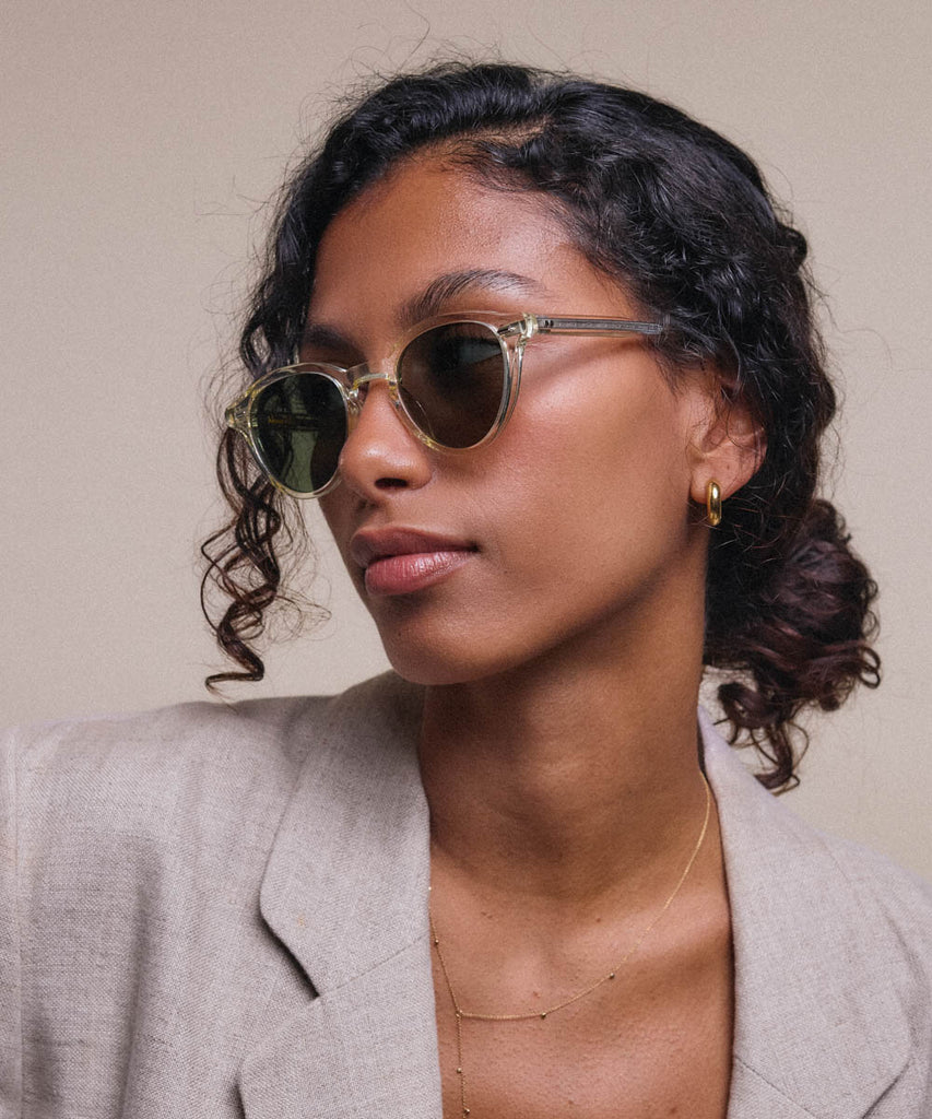 Johann Wolff Zhan Champagne Sunglasses #color_champagne