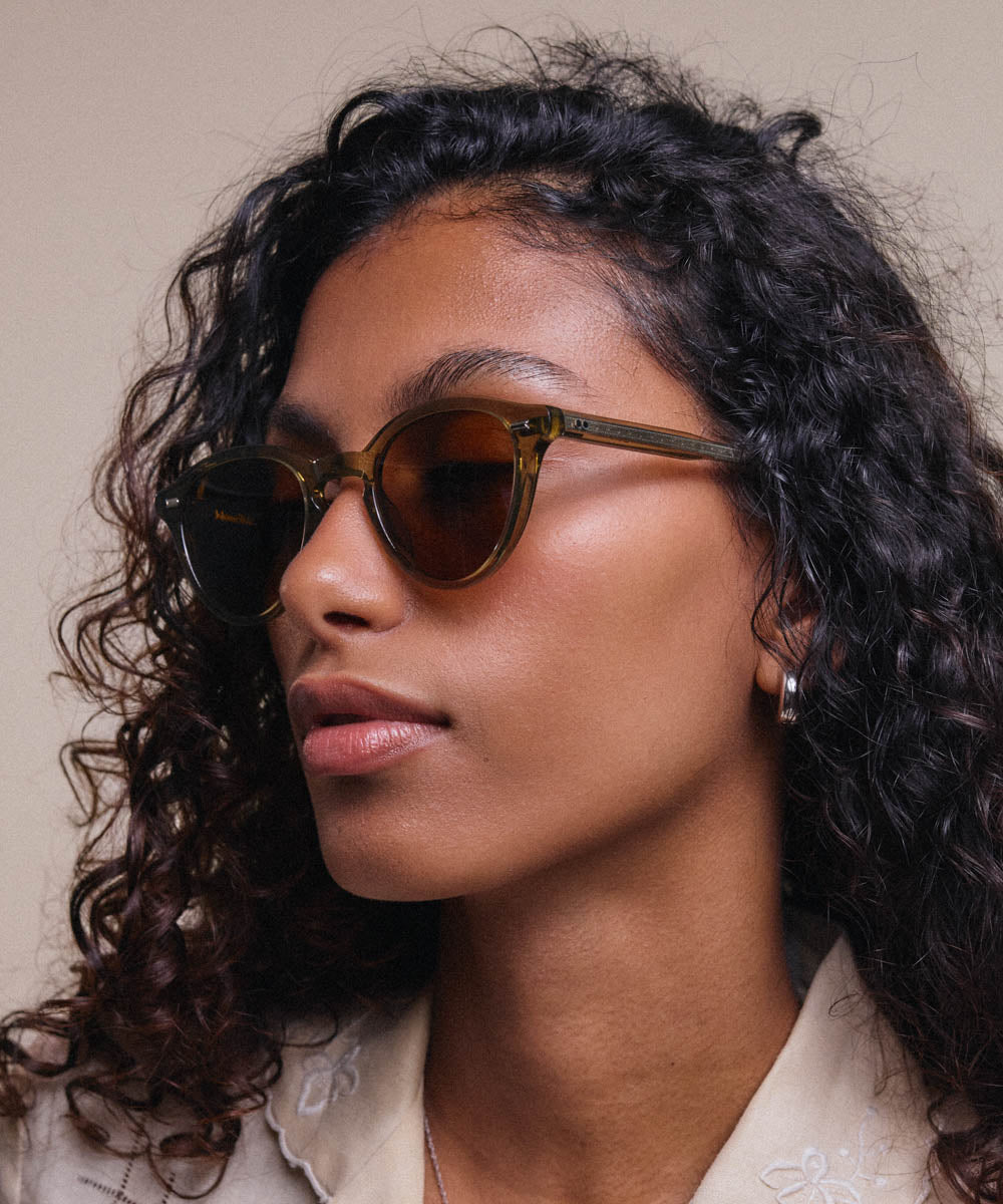 Johann Wolff Zhan Olive Sunglasses 