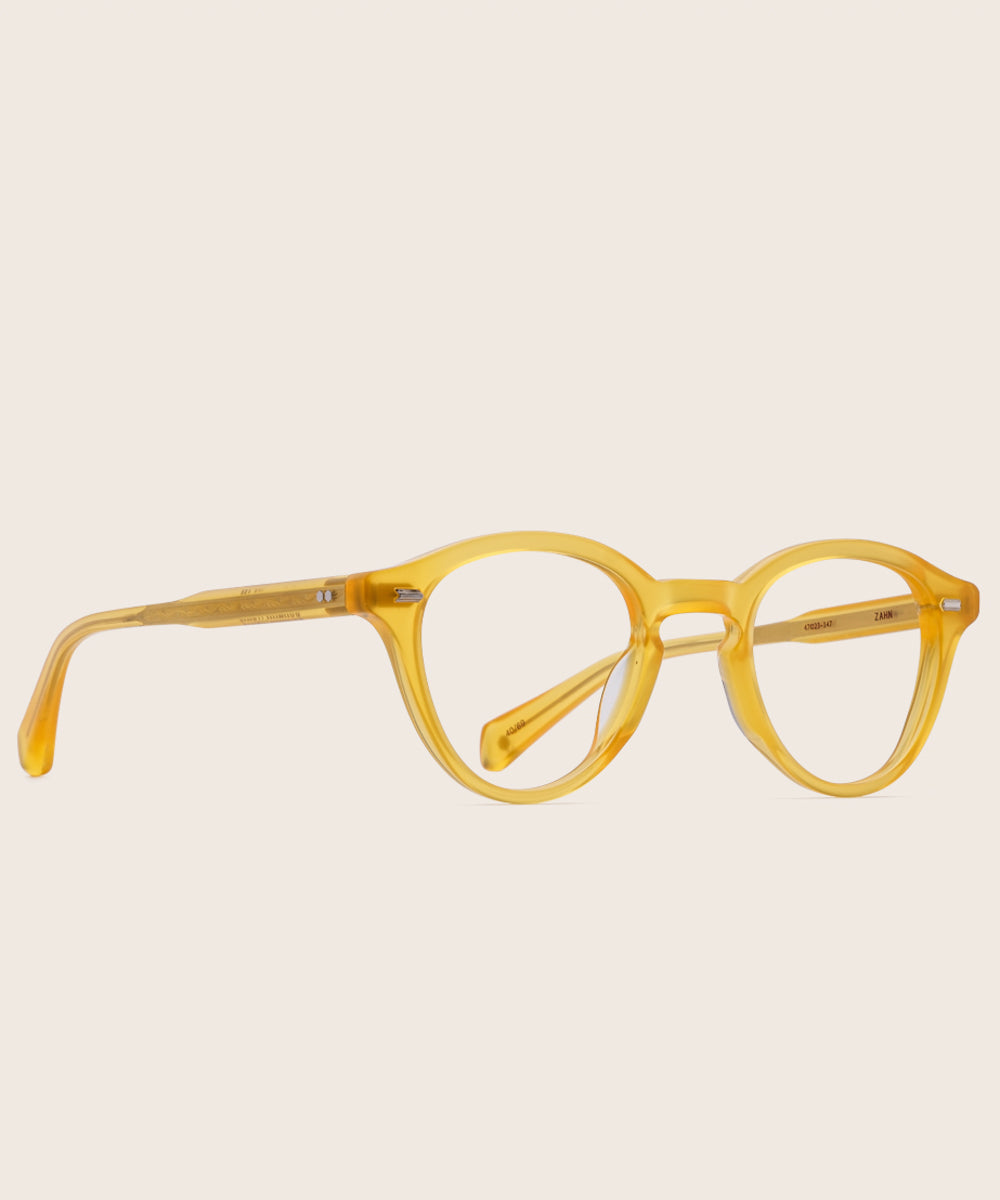 Johann Wolff Zhan Mellow Yellow Eyeglasses 