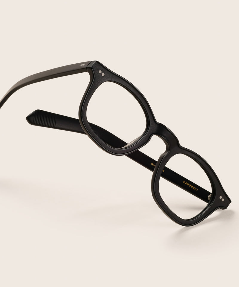 Johann Wolff Carousel Matte Black Eyeglasses