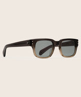 Johann Wolff Martin Black Fade Custom Teal Sunglasses