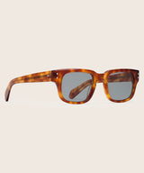 Johann Wolff Martin Vintage Tortoise Custom Teal Sunglasses