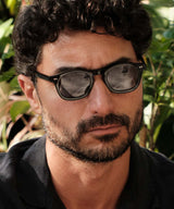 Johann Wolff X Mr C Carousel Black Sunglasses Model#color_black